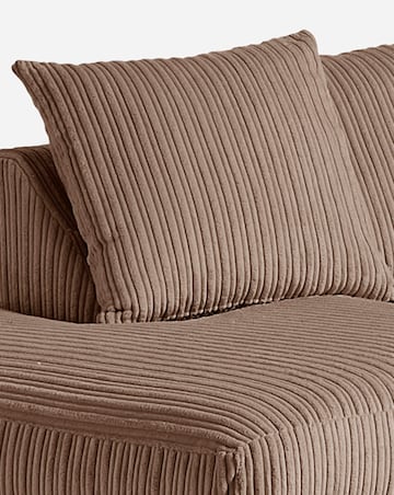 Ferguson Jumbo Cord Left Hand Chaise Sofa