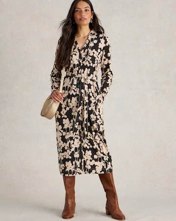 White Stuff Annie Jersey Shirt Dress