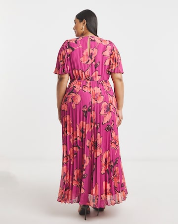 Joanna Hope Printed Pleated Dress