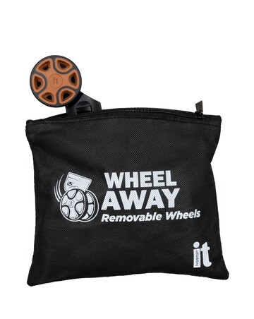 IT Luggage Convertible Large Suitcase with Removable Wheels