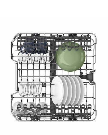 Hotpoint Maxi Space H7FHP43XUK Full Size Dishwasher 15 Place Silver + Install