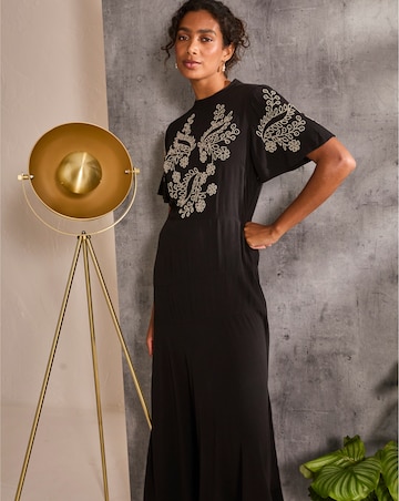 FatFace Margot Beaded Maxi Dress