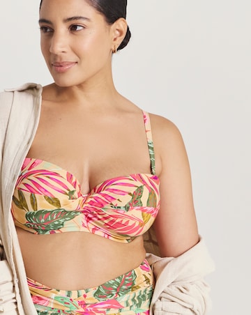 MAGISCULPT Twist Front Underwired Bandeau Bikini Top
