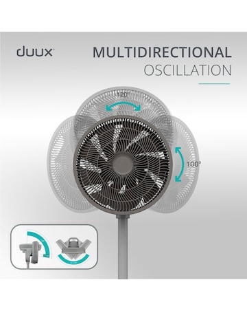 Duux Whisper 2 Grey Pedestal Fan