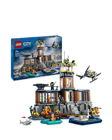 LEGO City Police Prison Island with Helicopter Toy 60419