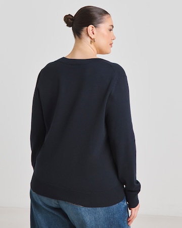 Tommy Hilfiger Jersey Stitch V Neck Sweater