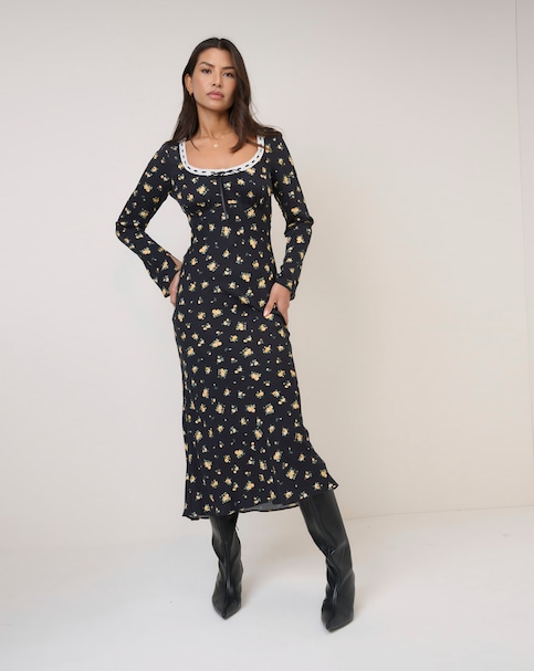 Nobody's Child Naples Midi Dress