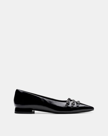 Clarks Sensa15 Strap Leather Ballerina Standard Fit