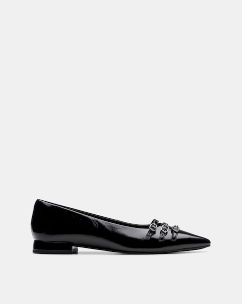 Clarks Sensa15 Strap Leather Ballerina Standard Fit