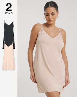 Pretty Secrets (2 Pack) Full Slips Short Length 36in