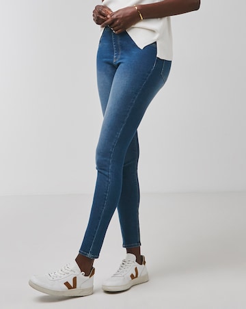 Mid Blue Stretch Skinny Jeggings
