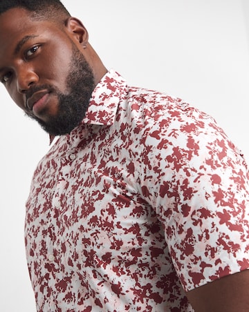 BOSS Floral Printed Short Sleeve Shirt