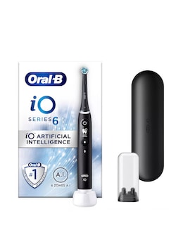 Oral-B iO6 Black Lava Electric Toothbrush + Travel Case