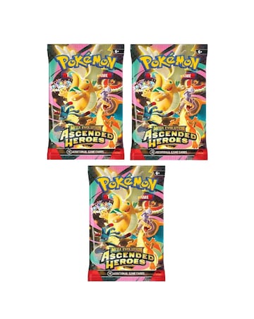 Pokemon Mega Evolution Ascended Heroes Elite Booster - 3 Pack