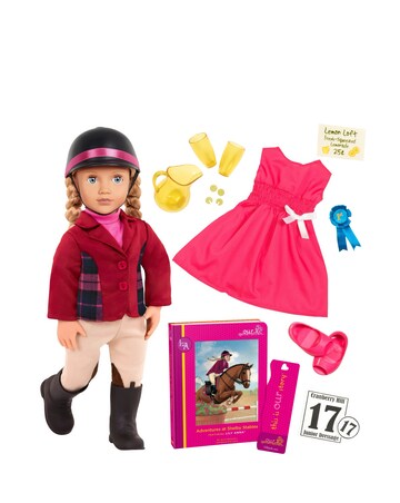 Our Generation Deluxe Lilly Anna Doll with Book