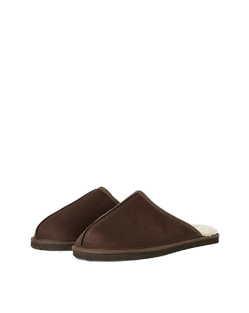 Jack & Jones Dudely Microfibre Slipper - Brown