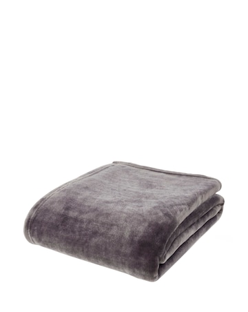 Catherine Lansfield Raschel Velvet Throw