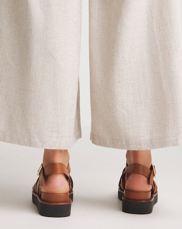 Adelaide Leather Fisherman Chunky Sandals - Wide Fit (E)