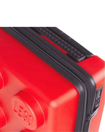 LEGO Brick Cabin Suitcase - Bright Red