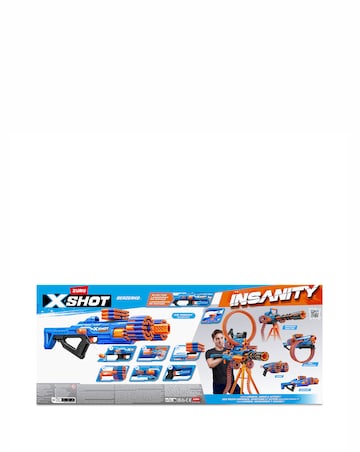 X Shot Insanity-Berzerko 8-Shot Blaster with 48 darts