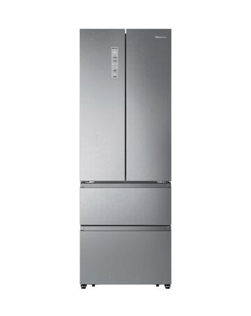 Hisense PureFlat RF632N4AIE1 Total No Frost American Fridge Freezer Silver
