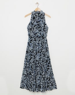 Pleated Occasion Maxi Dress