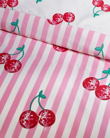 Catherine Lansfield Disco Cherries Duvet Set