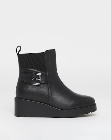 Natalie Wedge Chelsea Boots - Extra Wide Fit (EEE)