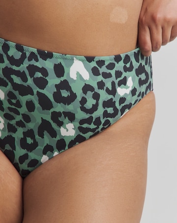 Elomi Jungle Bay Mid Rise Bikini Brief Olive