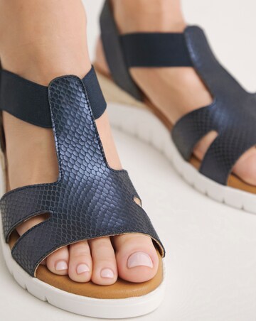 Jillian Leather Elsa Sandal - Extra Wide Fit (EEE)