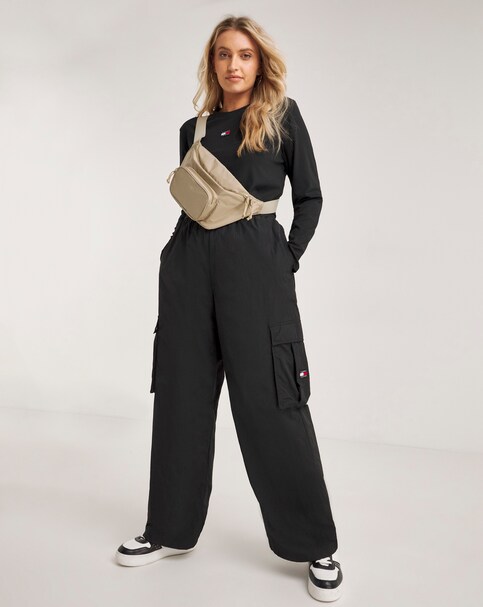 Tommy Jeans Wide Leg Cargo Trousers