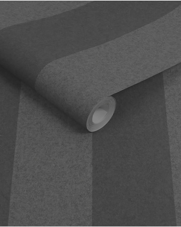 Superfresco Easy Regent Stripe Charcoal Wallpaper