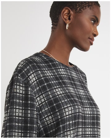 Check Jersey Dress