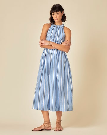 Nobody's Child Stripe Midi Dress