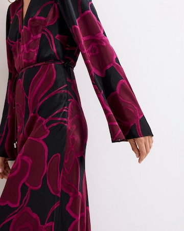 Phase Eight Rhea Printed Satin Maxi Dress