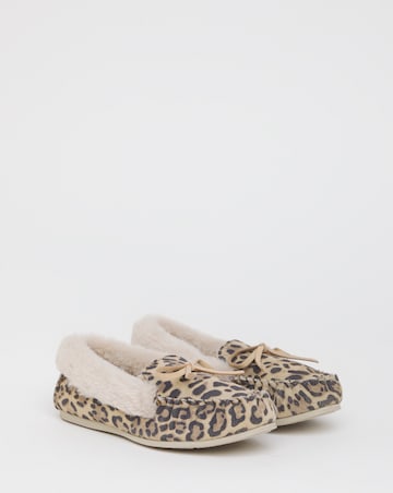 Fiora Classic Moccasin Slippers - Extra Wide Fit (EEE)