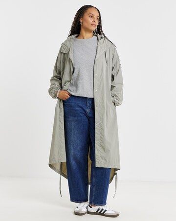 Simply Be Sage Utility Parachute Jacket