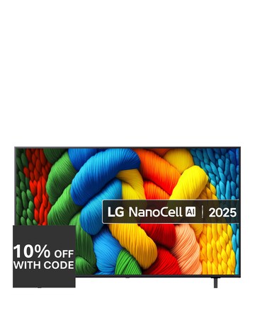 LG 65NANO80A6B 65in NanoCell AI 4K Smart TV