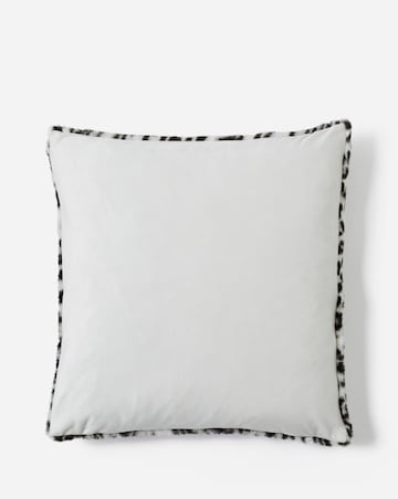 Spotted Animal Printed Faux Fur Cushion