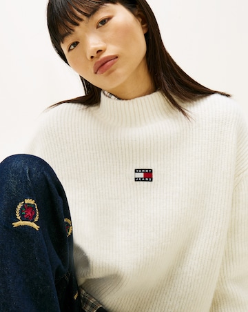 Tommy Jeans Mockneck Badge Sweater