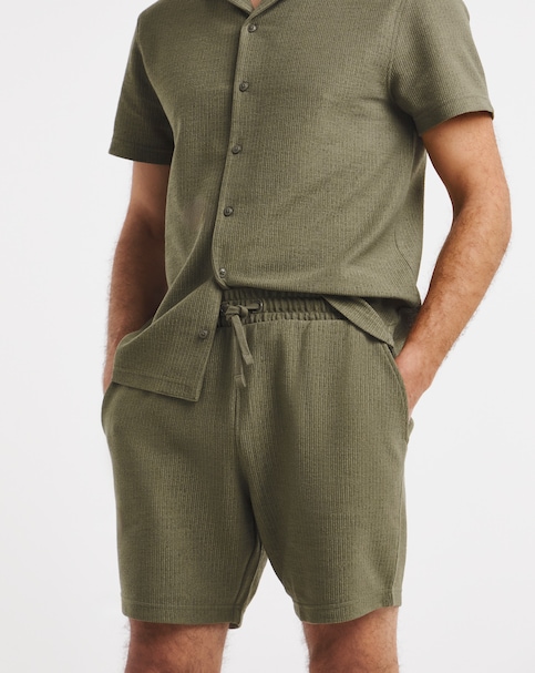 Textured Jersey Co-Ord Short