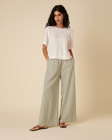 Nobody's Child Parker Green Stripe Trouser