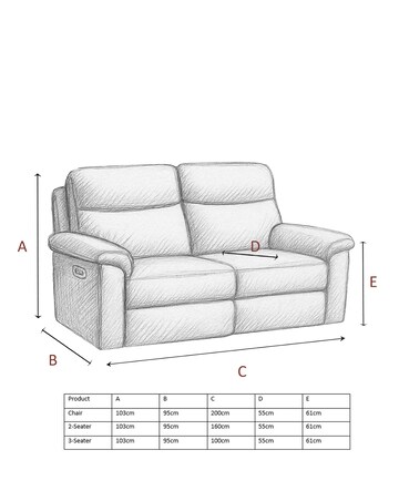 Aspire Corvan Leather Recliner Chair