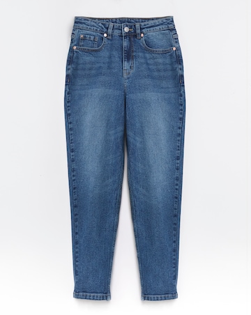 Simply Be 99 1 Mid Blue Comfort Stretch Loose Mom Jeans