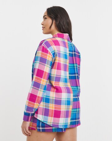 Cotton Rich 3 Piece Flannel Pyjama Shortie Set