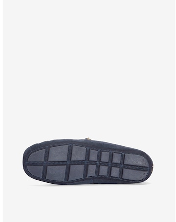 Barbour Monty Moccasin Slipper - Navy