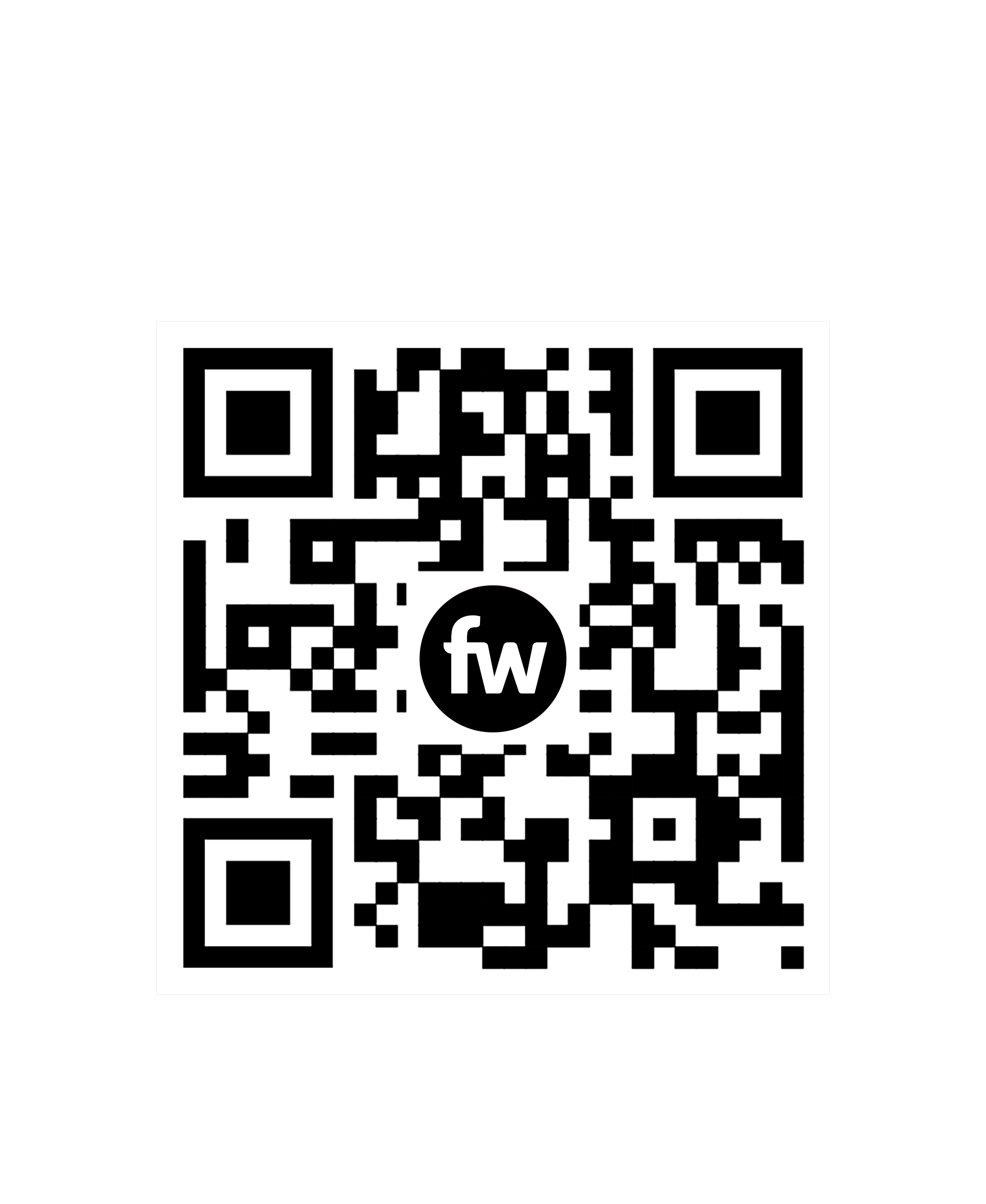 QR code to download the Fashion World app