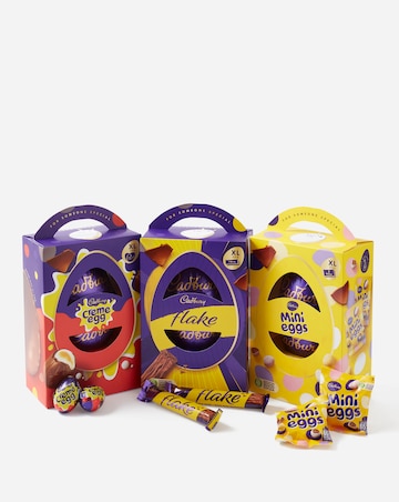 Cadbury Luxury Chocolate Easter Egg Bundle of Three
