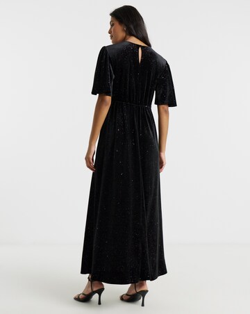 Twisted Wunder Sofia Velvet Maxi Dress