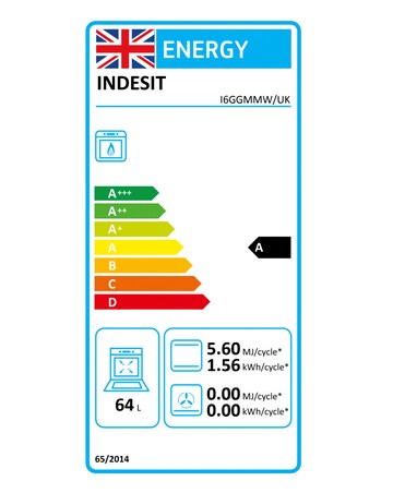Indesit I6GGMMW/UK 60cm Gas Single - White + Installation